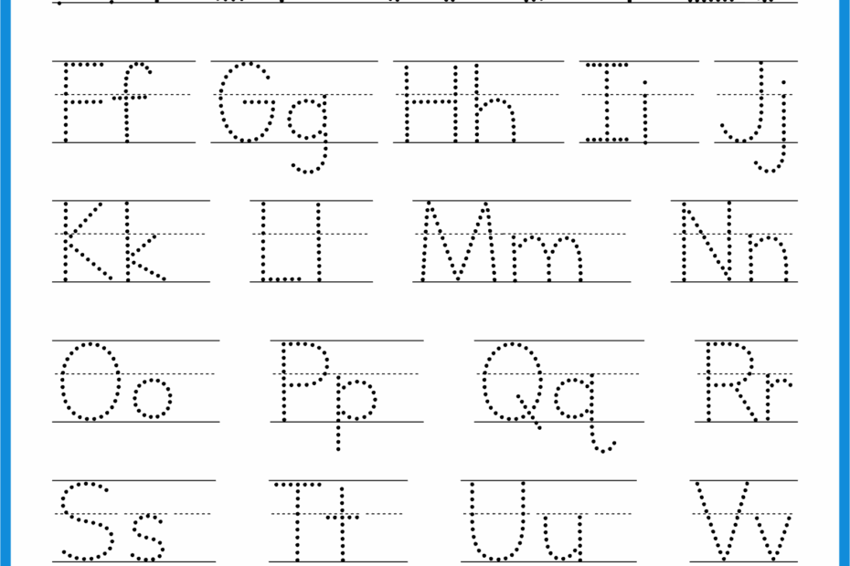 Traceable Alphabet Worksheets 10 Free PDF Printables Printablee