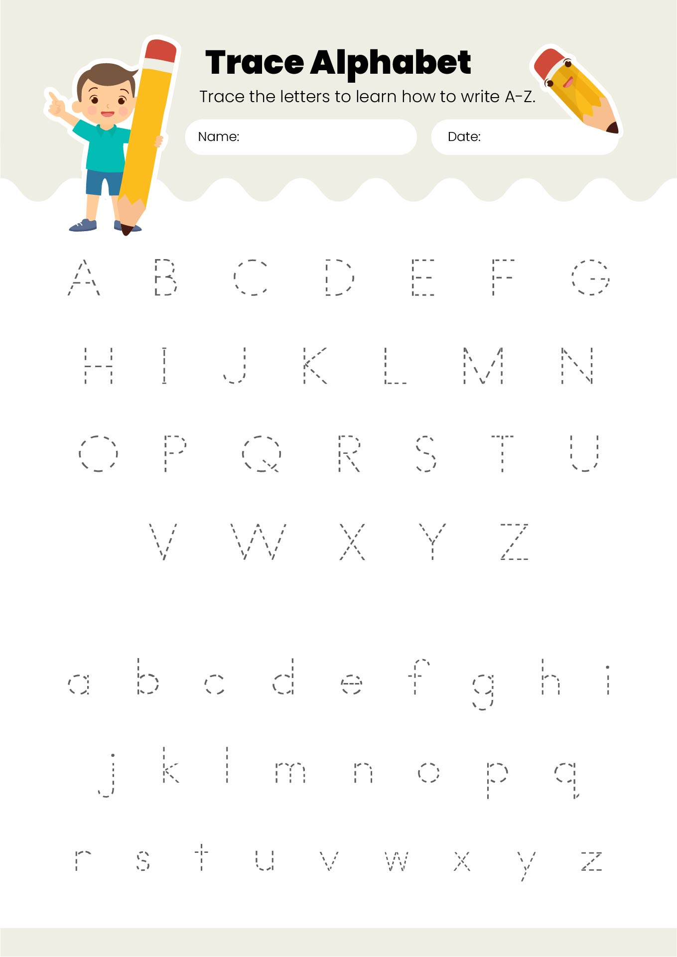 traceable letter templates free printable