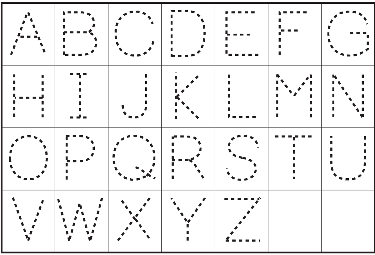 Tracing Alphabet Printables
