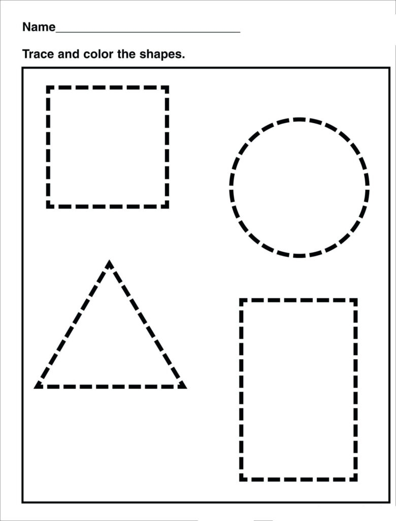 Tracing Basic Shapes Free Printables