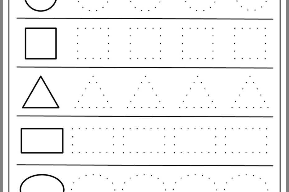 Tracing Basic Shapes Free Printables