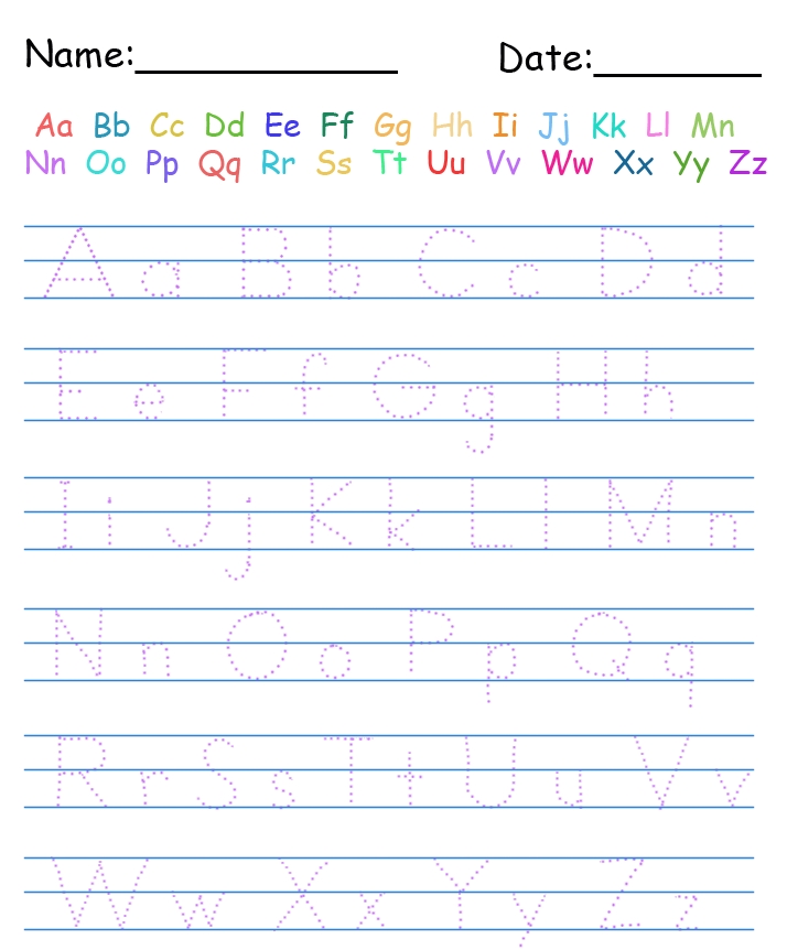 Tracing Handwriting Worksheets Hand Writing