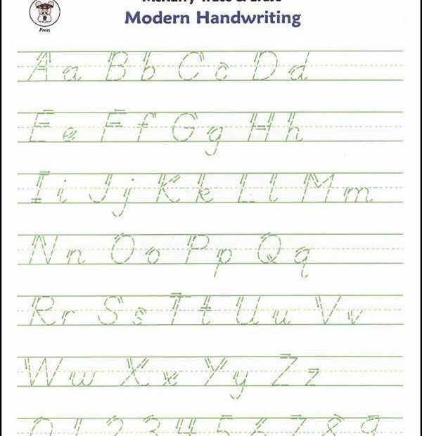 Tracing Handwriting Worksheets Hand Writing