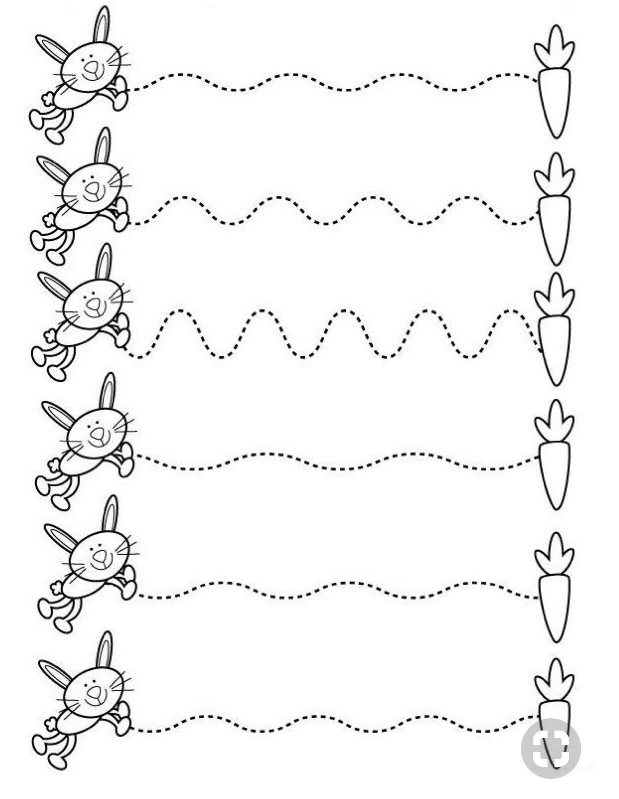 Tracing Lines Worksheets For 3 Year Olds AlphabetWorksheetsFree