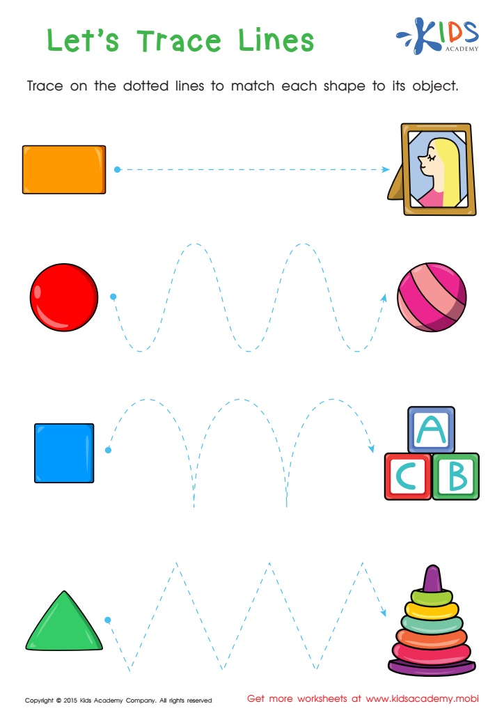 Tracing Lines Worksheets For 3 year olds teacher Made Worksheets 
