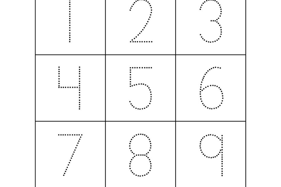Tracing Numbers 1 10 Worksheets Free Printable Pdfs Teach Prints