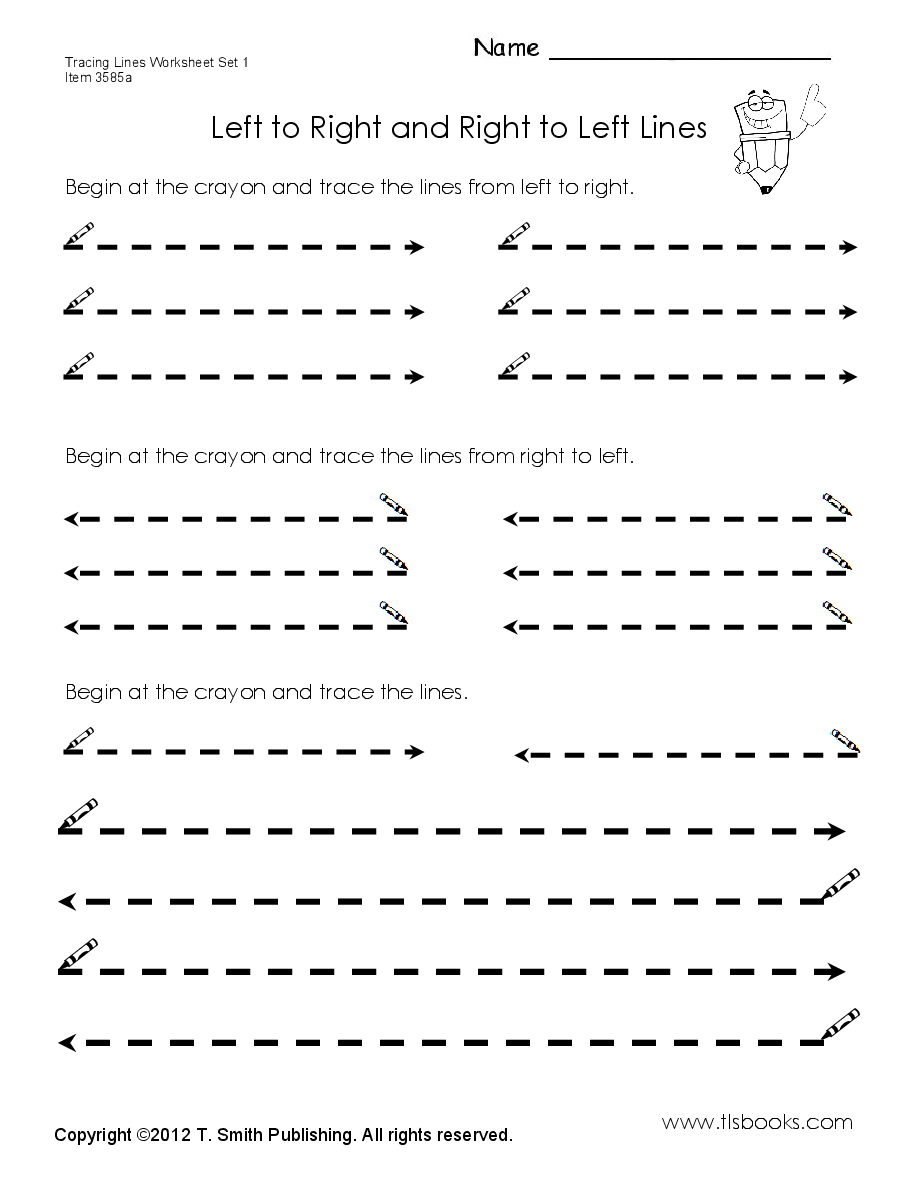 tracing vertical lines worksheets