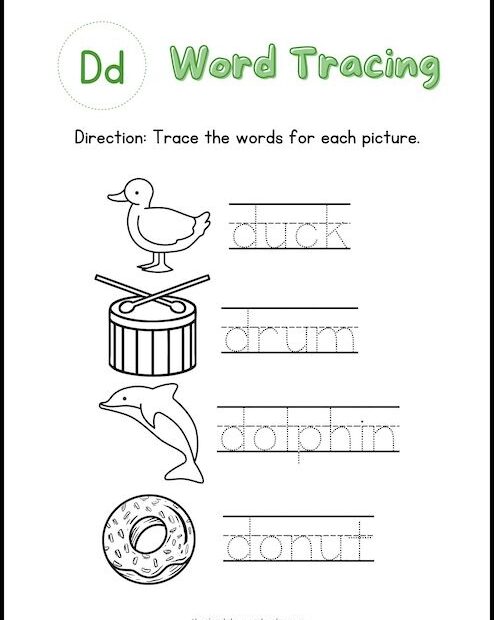 Tracing Worksheets An Easy Way To Start Writing Simply Kinder