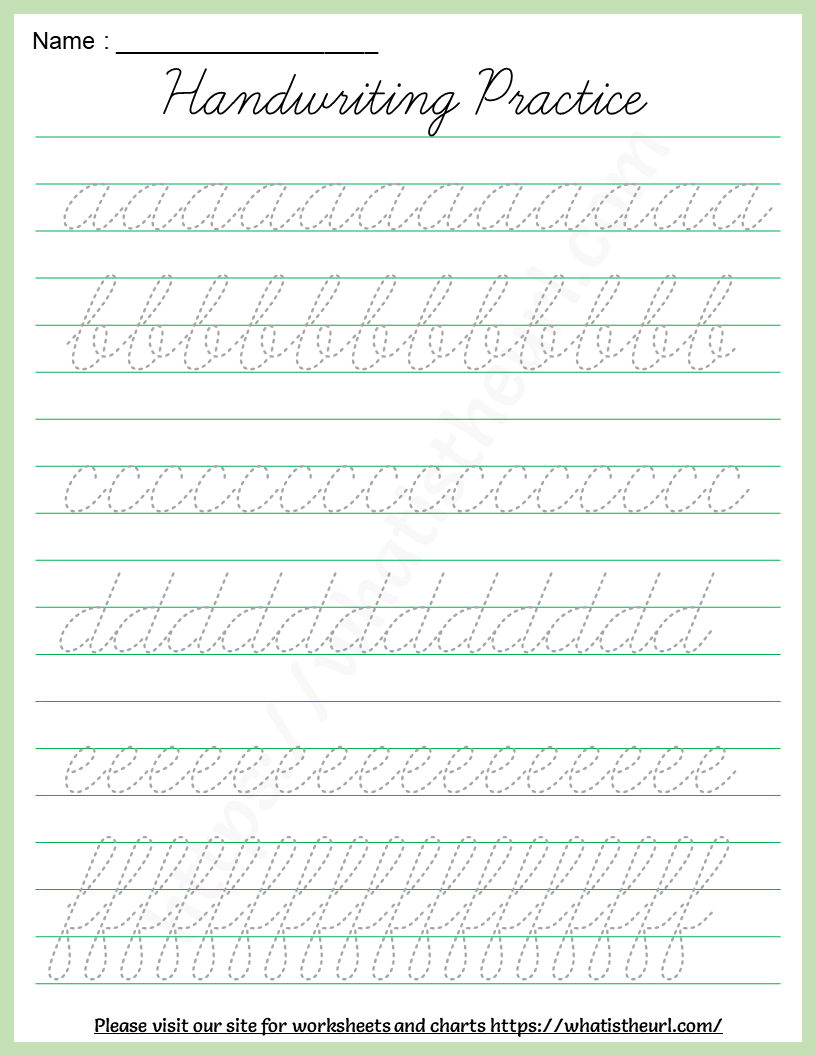 Tracing Worksheets Cursive Writing Printable Word Searches