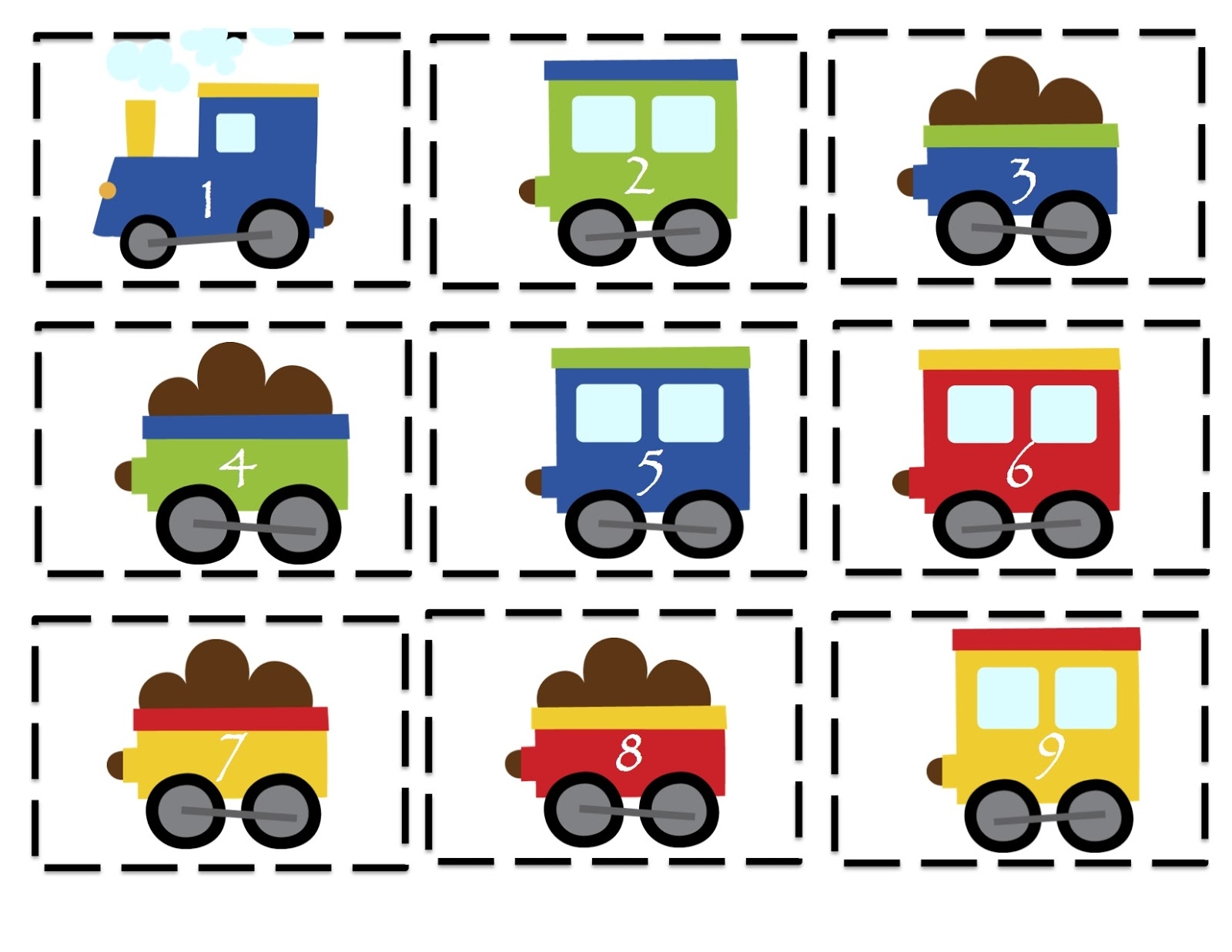 Train Template Printable ClipArt Best