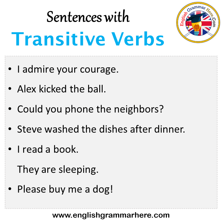 Transitive Verb Definition Examples And List 41 OFF