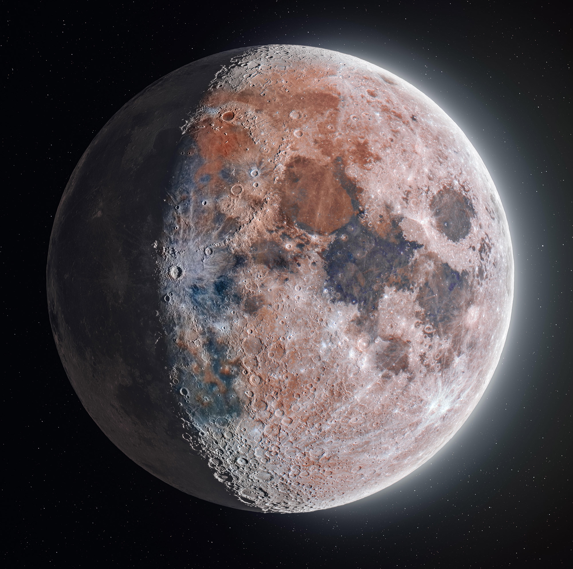 Two Astrophotographers Make Insanely Detailed Moon Shot