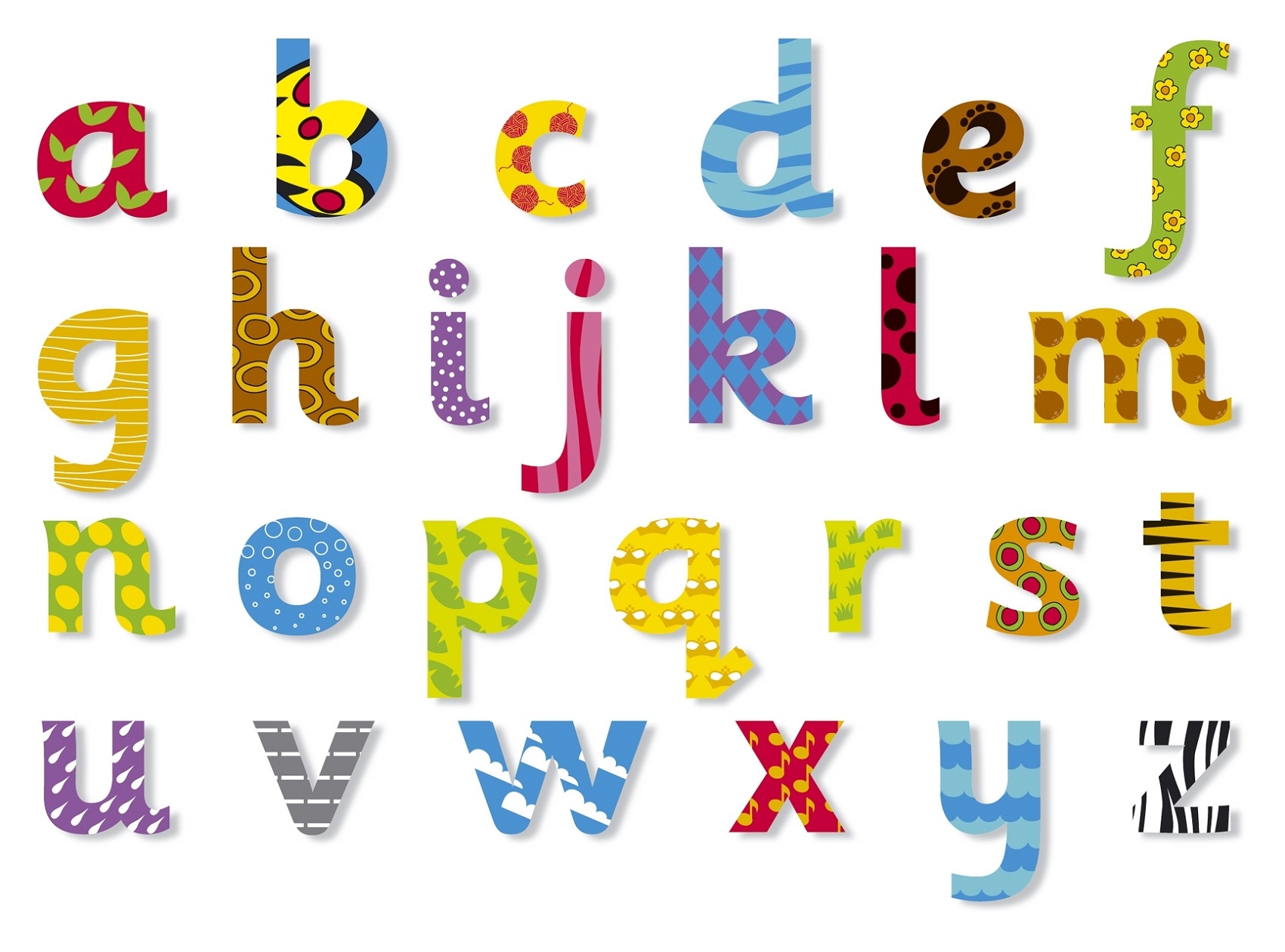 Upper Lower Case Alphabet Chart