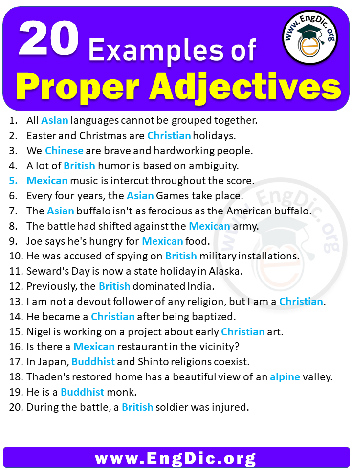 proper adjectives definition