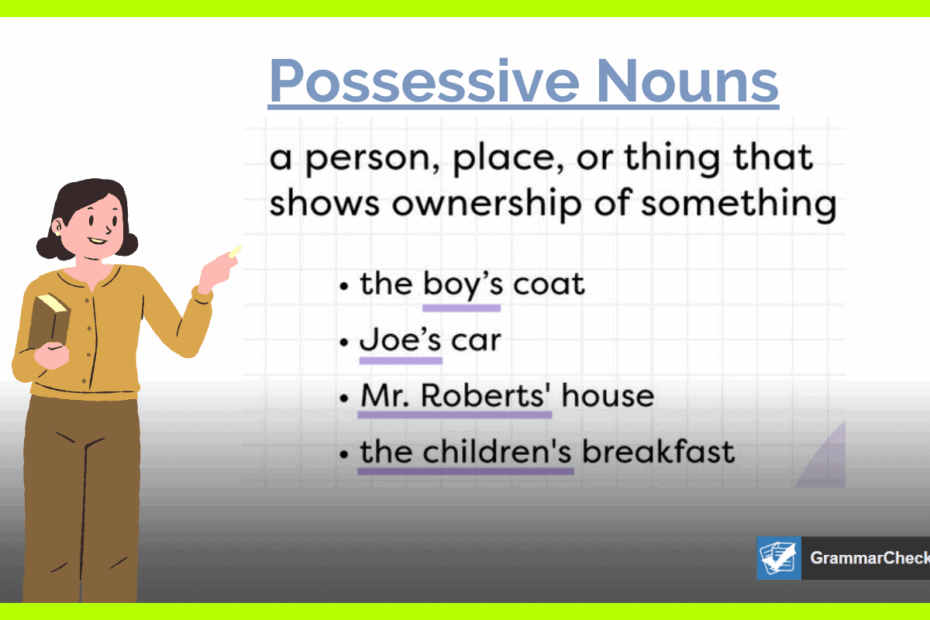 What Is A Plural Possessive Noun Meaning And Usage 49 OFF