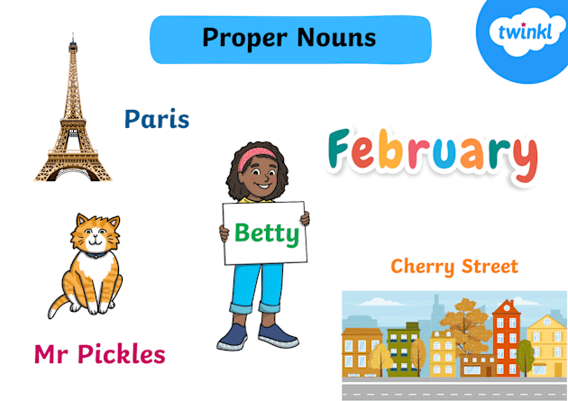 What Is A Proper Noun Definition Examples Twinkl
