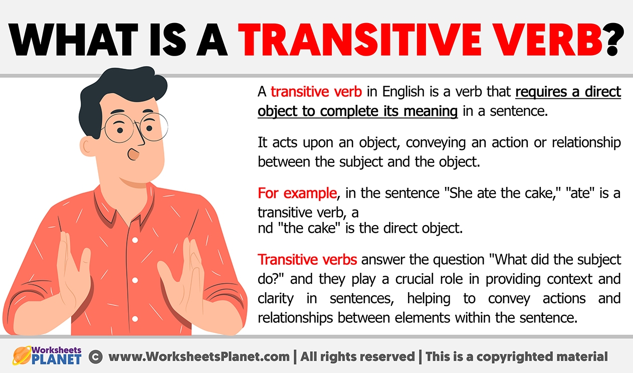 what does transitive verb mean