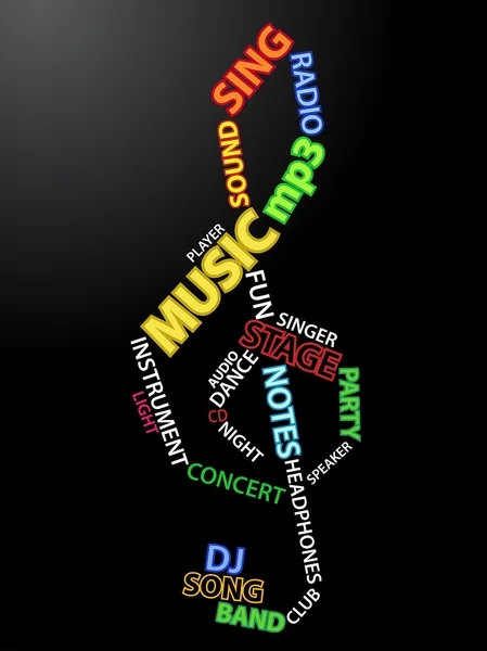 Words Which Relate With Music Stock Vector Image By JonnyDrake 59274621