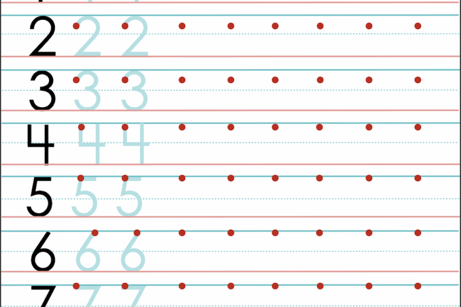 Writing Number Practice