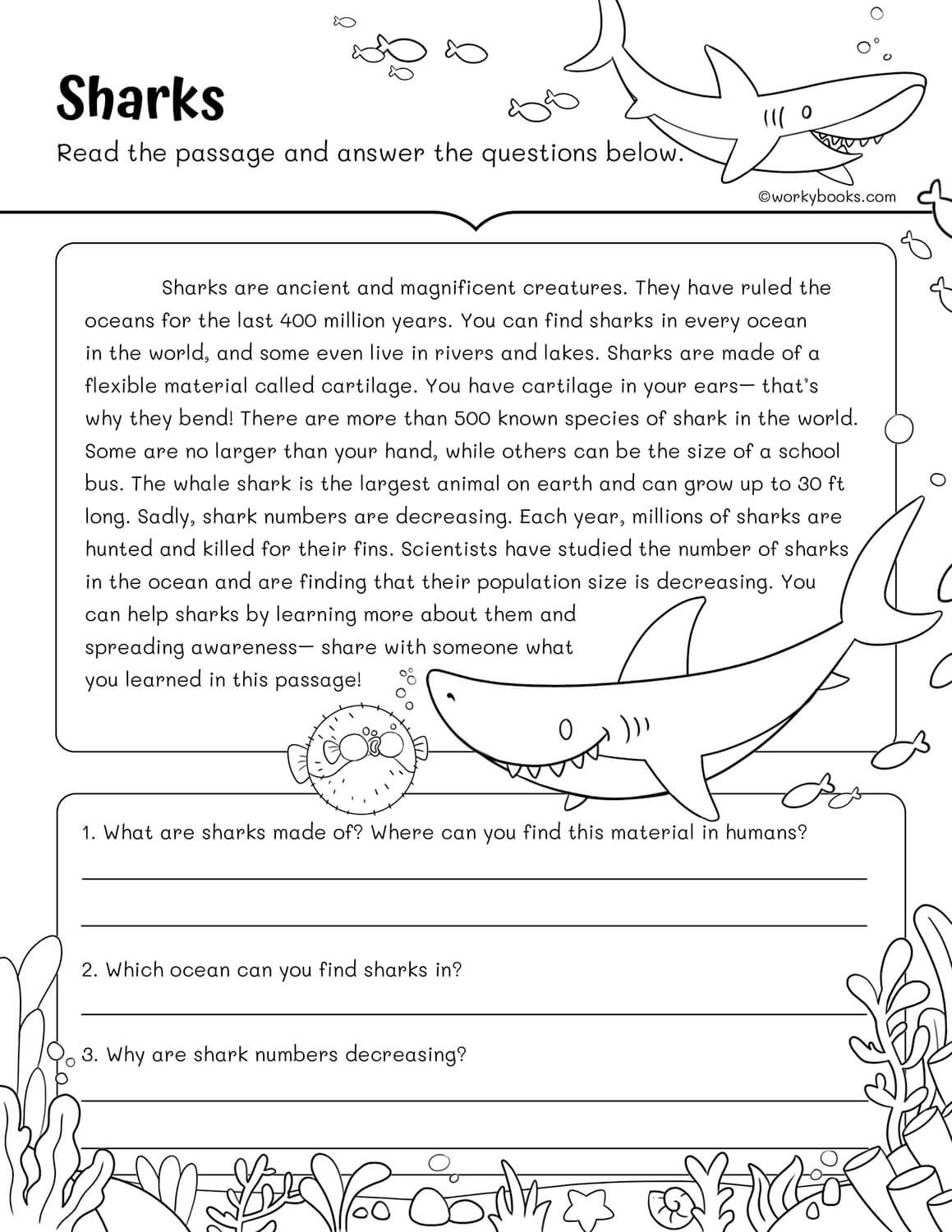 free printable 3rd grade reading
