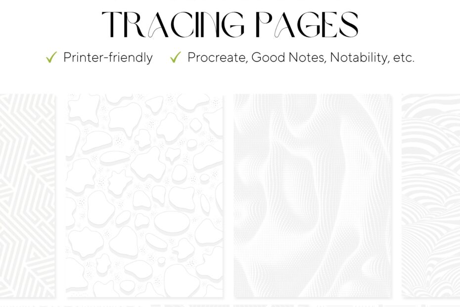 100 Abstract geometry line Tracing Pages Adult Coloring tracing