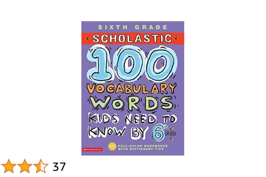 100 Vocabulary Words Kids Need To Know By 6th Grade 100 Words Math Workbook