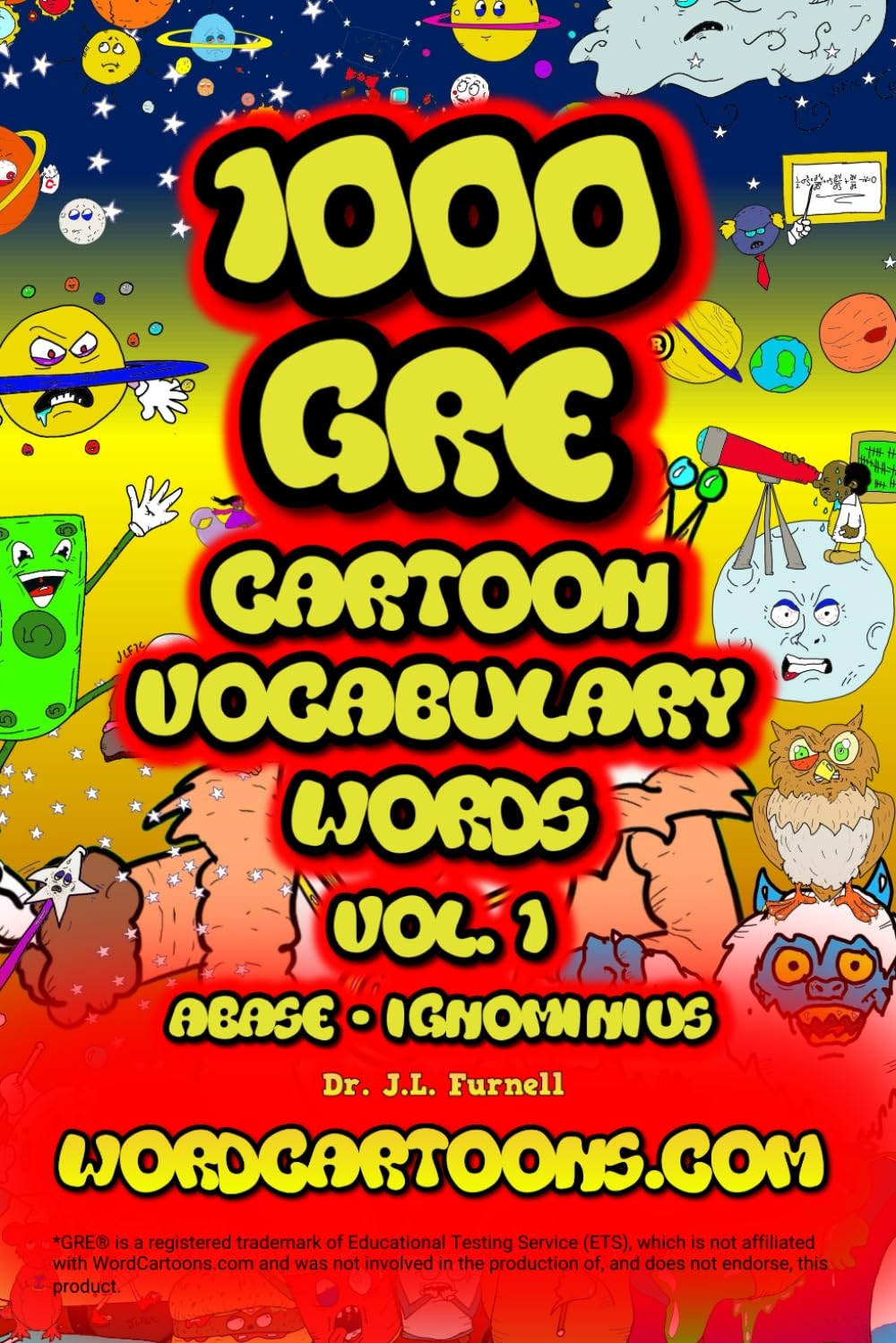 1000 GRE Cartoon Vocabulary Words Volume 1 Abase Ignominious Furnell Dr Joshua 9798303404618 Amazon Books