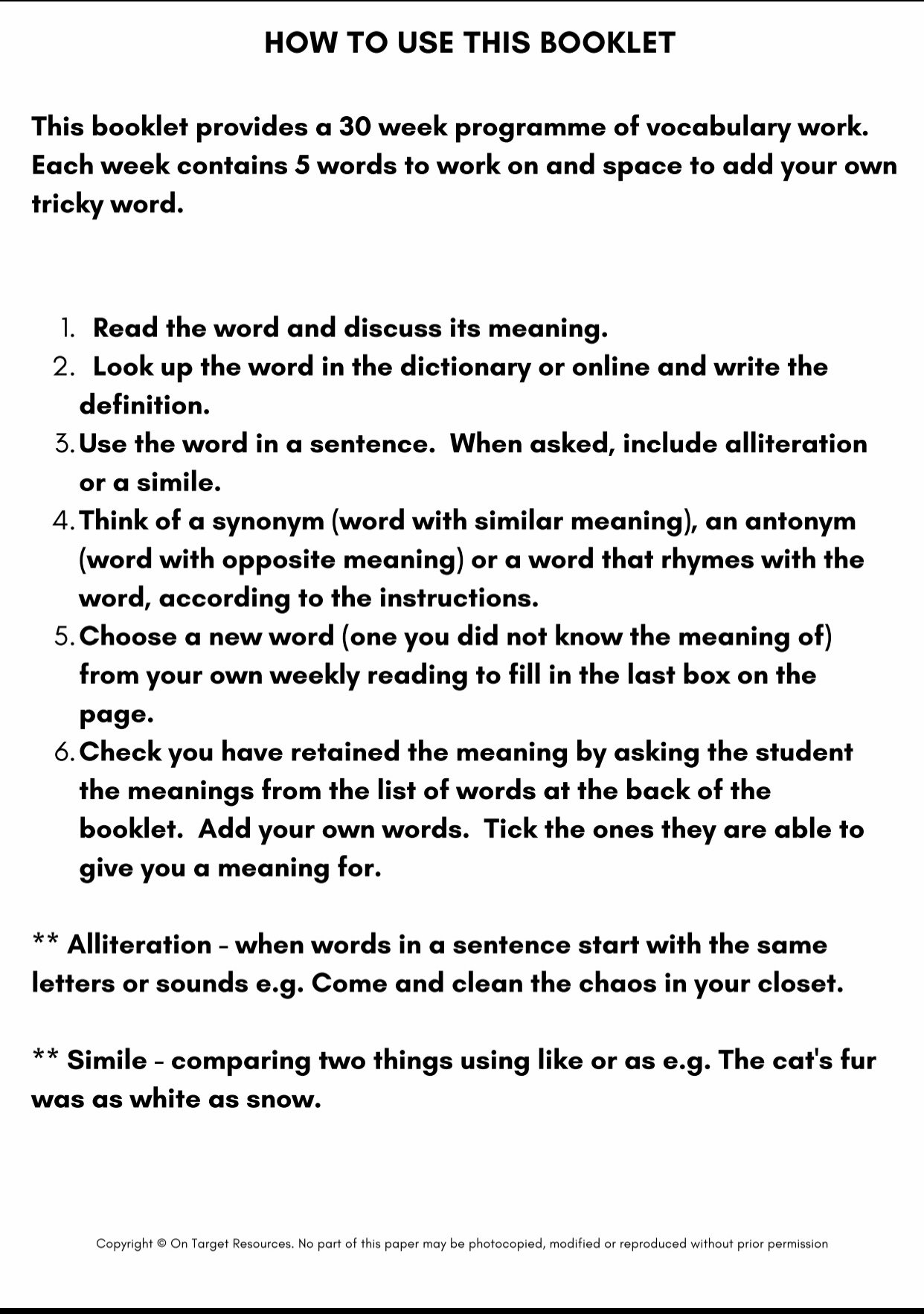 11 Plus Tricky Vocabulary Word Meanings For The 11 Plus Exams