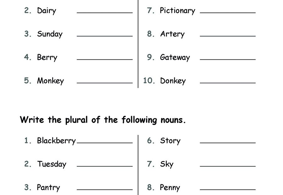11 worksheets grammar pural nouns grade 3 three pdf 5 jpg