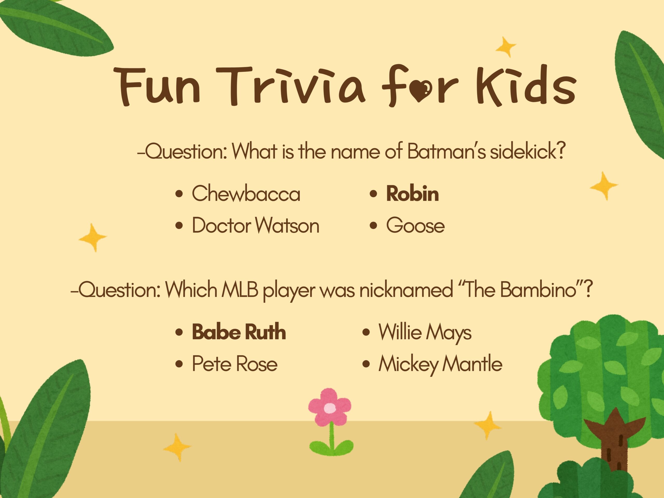 110 Multiple Choice Trivia Questions To Stump Your Friends