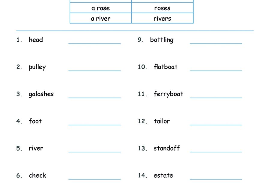 12 worksheets grammar singular plural grade 4 four pdf 12 jpg