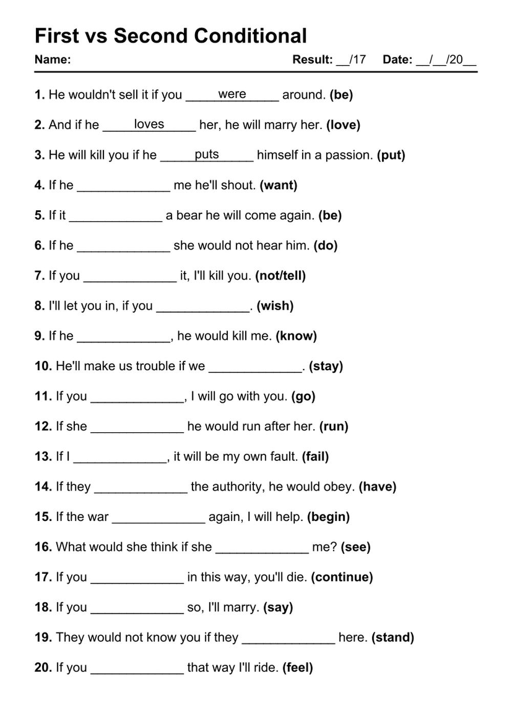 15 074 English Grammar PDF Worksheets With Answers Grammarism