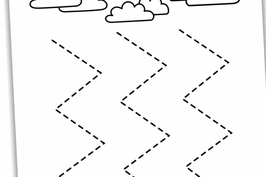 17 Line Tracing Worksheets Free Nature Inspired Learning