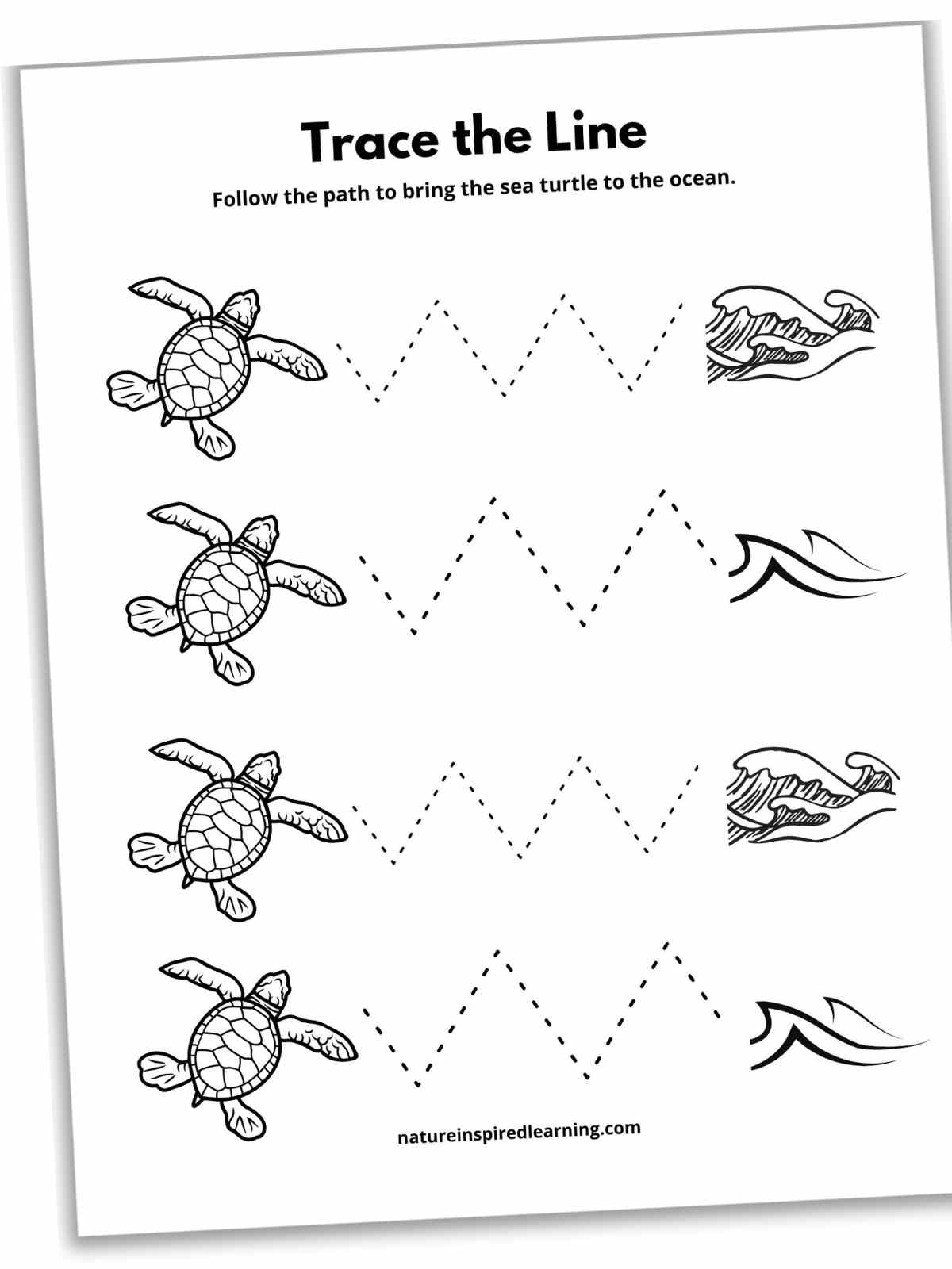 tracing lines free printables
