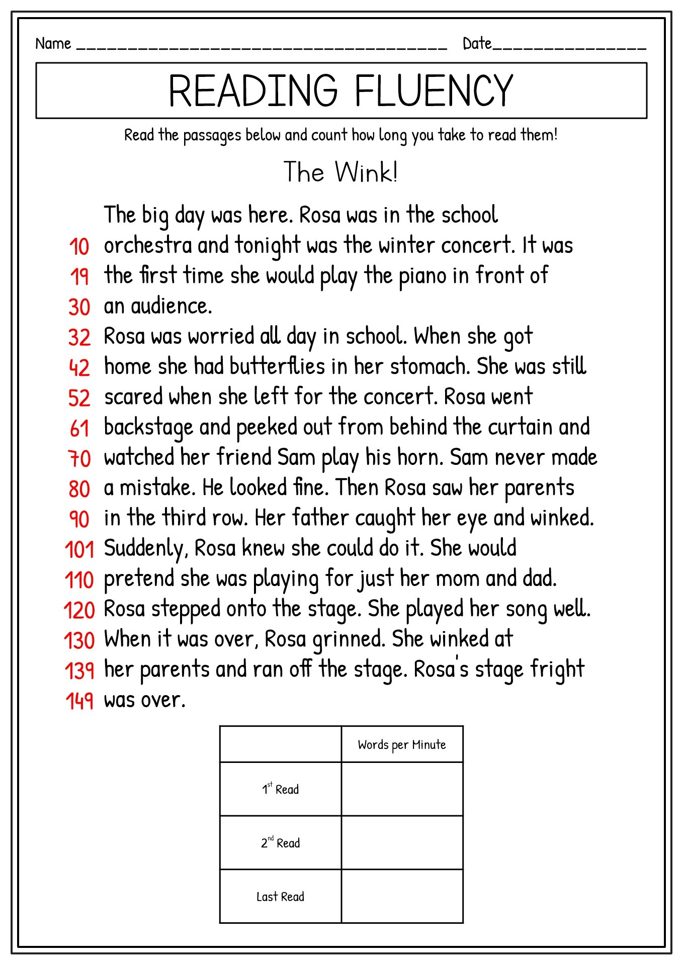 2nd grade worksheets for reading
