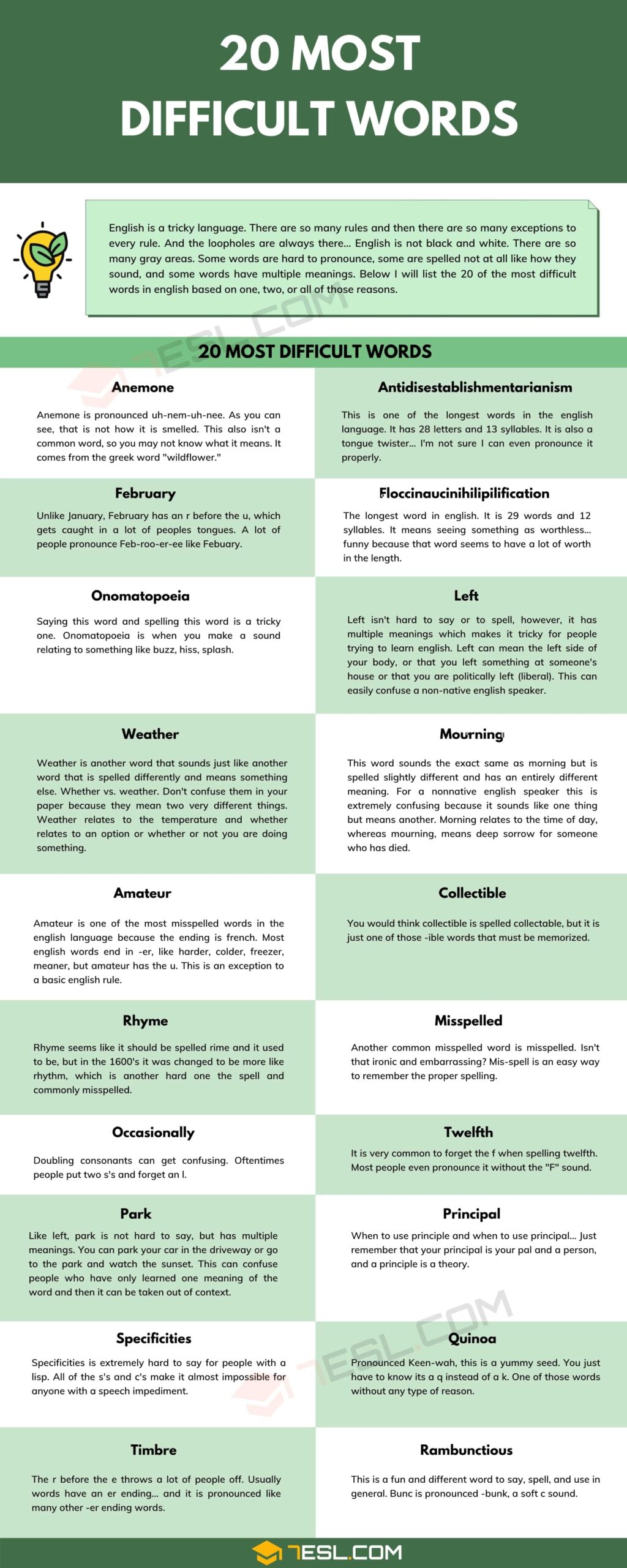 300 most difficult sat words