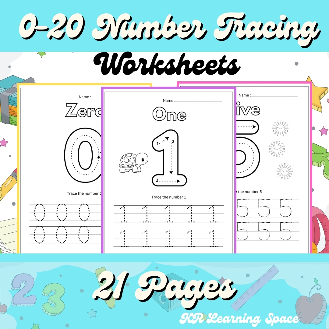 pre kindergarten tracing worksheets