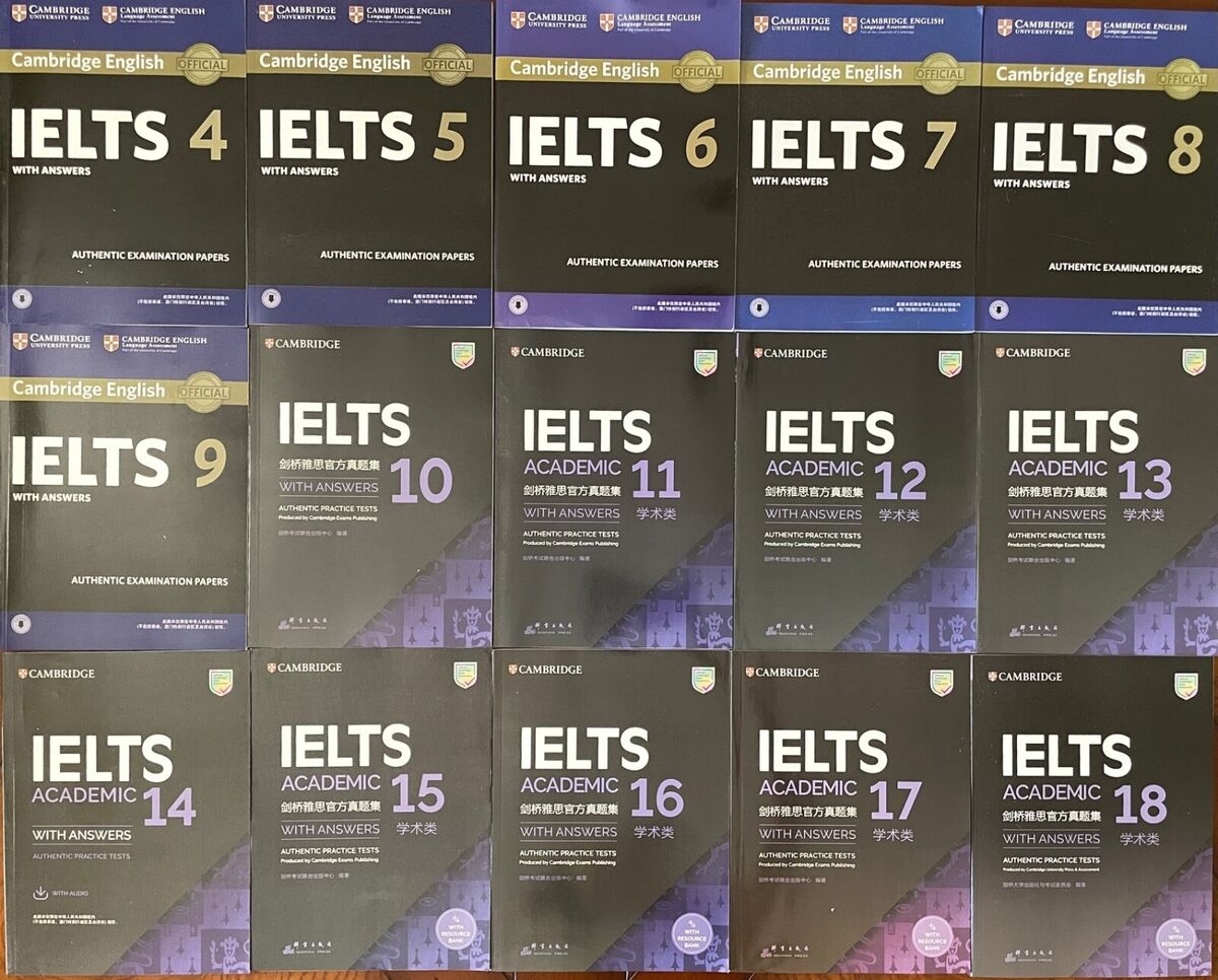 2024 LATEST BRAND NEW IELTS 4 18 Academic Books