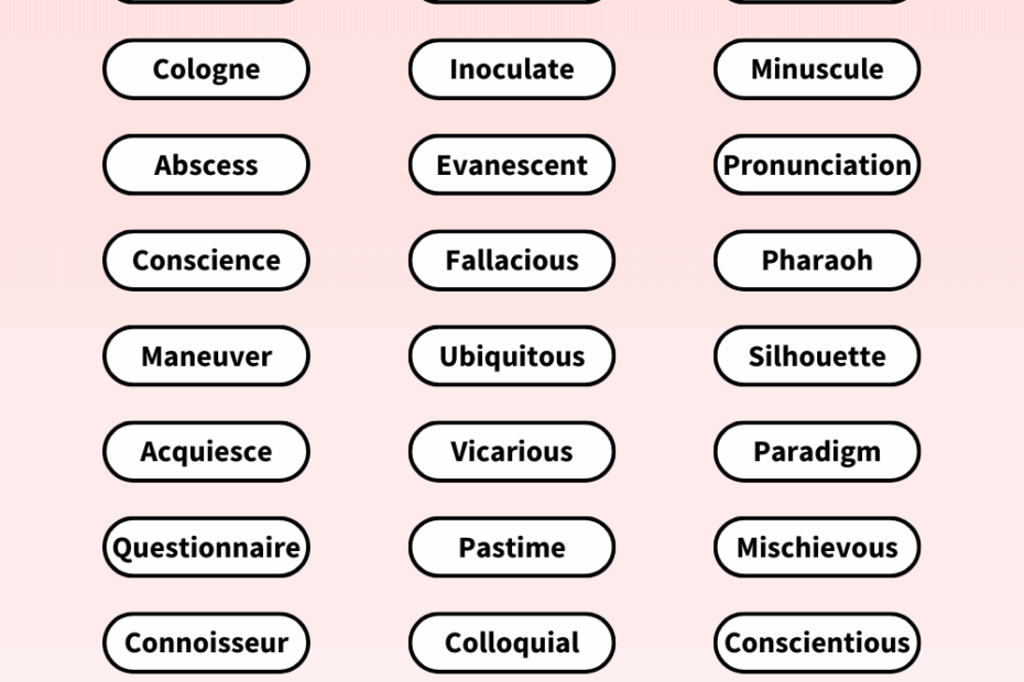 265 Hard Words To Spell Tips To Get Them Right
