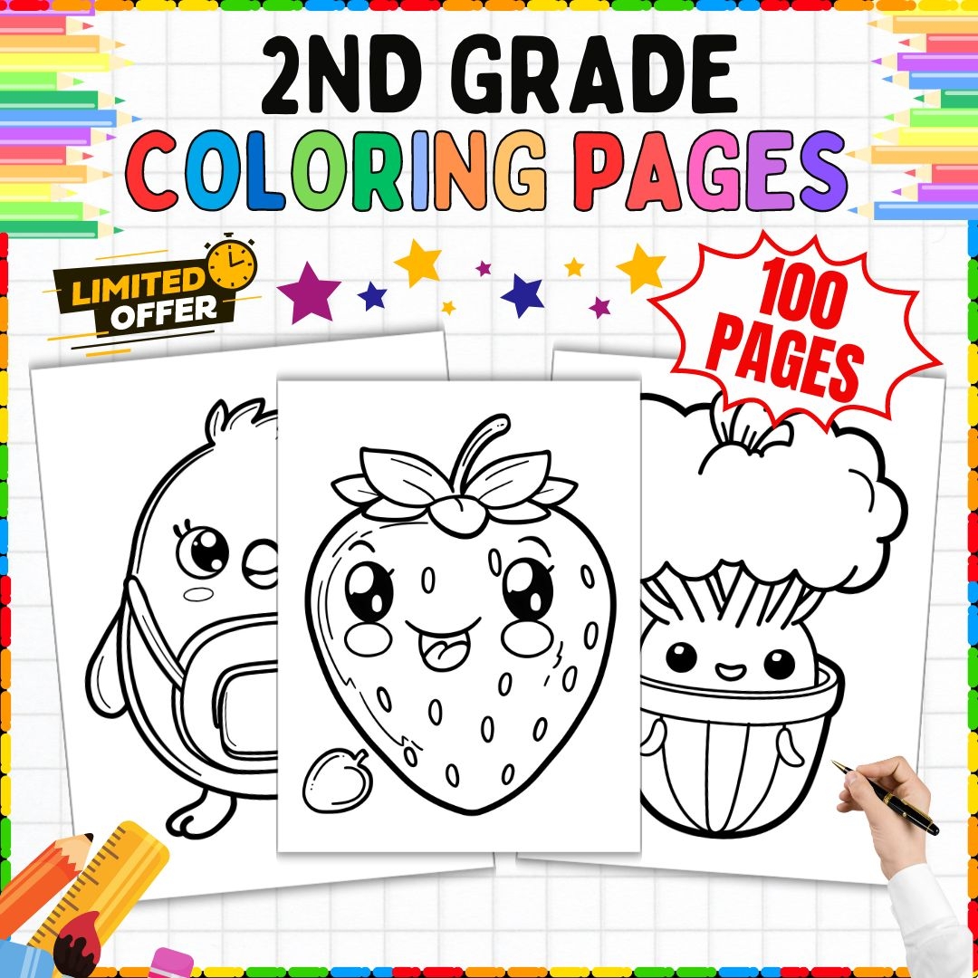 coloring sheets for 2nd graders