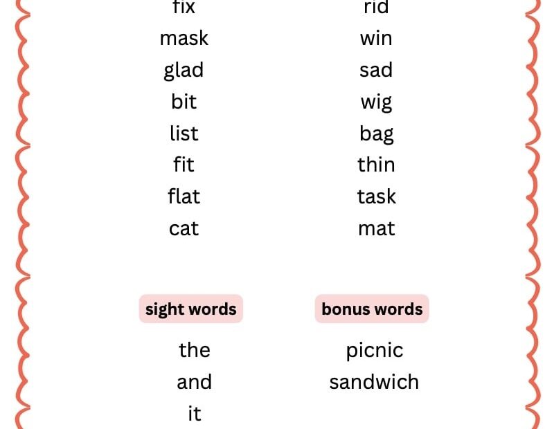 2nd Grade Spelling Words Full 31 Week Curriculum