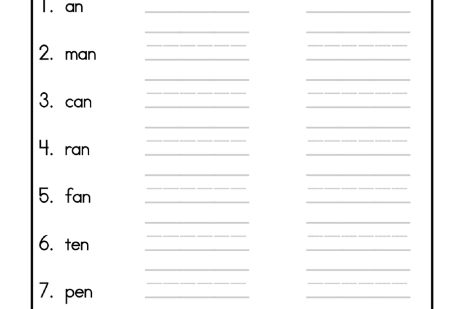2nd Grade Spelling Worksheets Best Coloring Pages For Kids