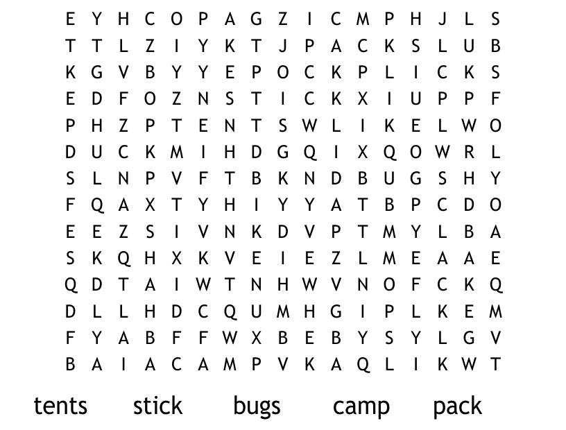 2nd Grade Vocabulary List 1 Word Search WordMint