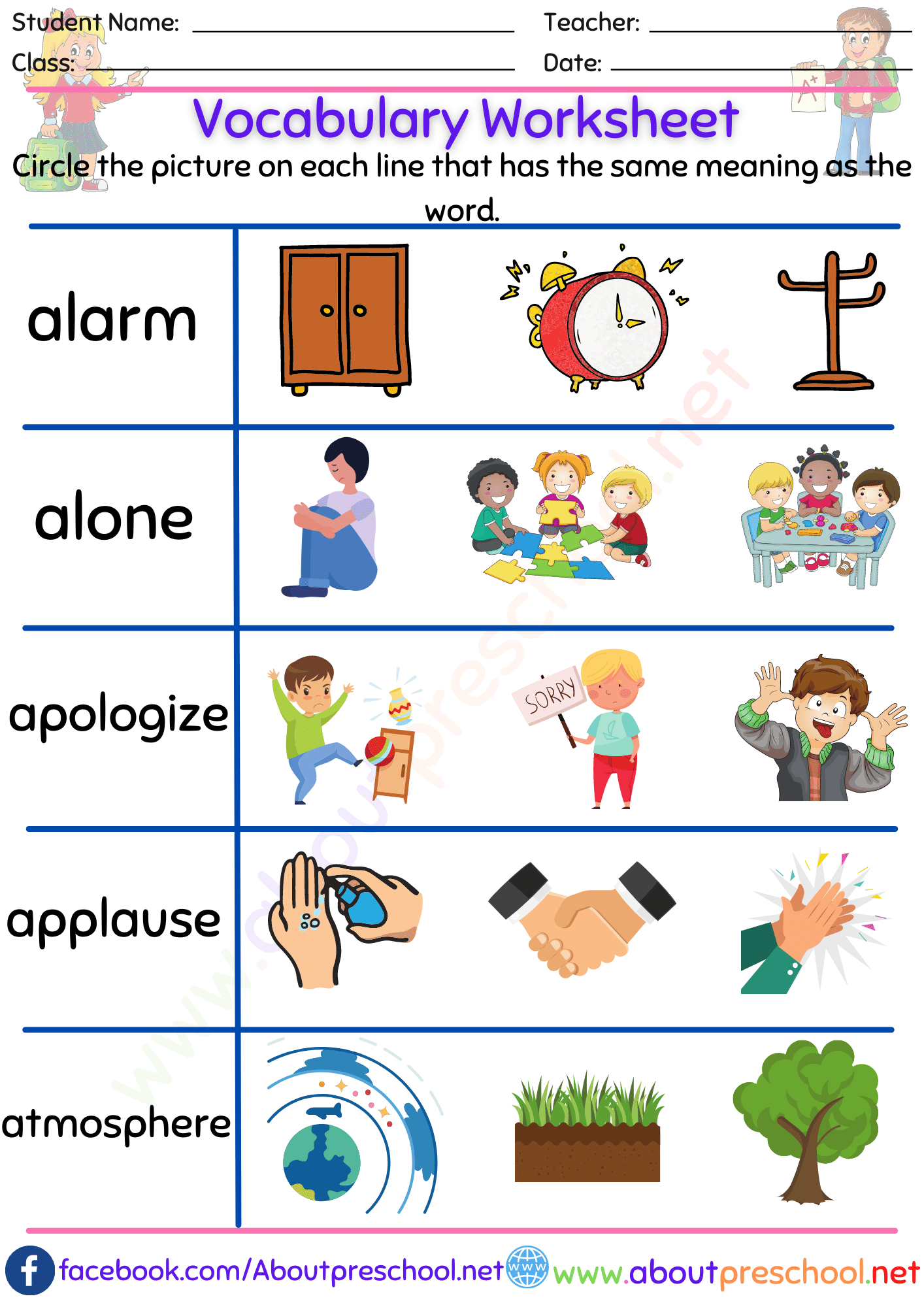 2nd Grade Vocabulary Worksheets Archives Page 7 Of 8 About 