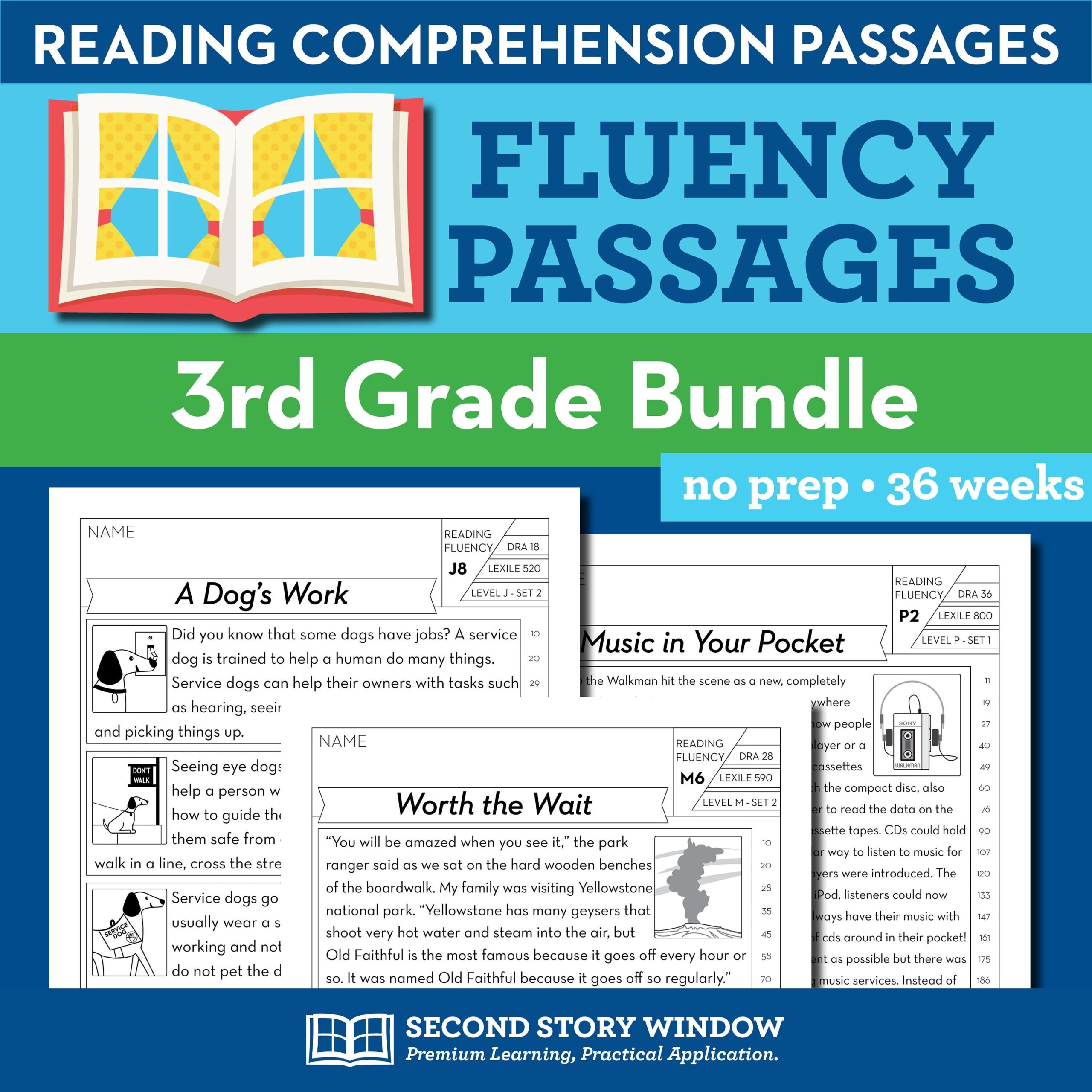 3rd grade reading passages with questions
