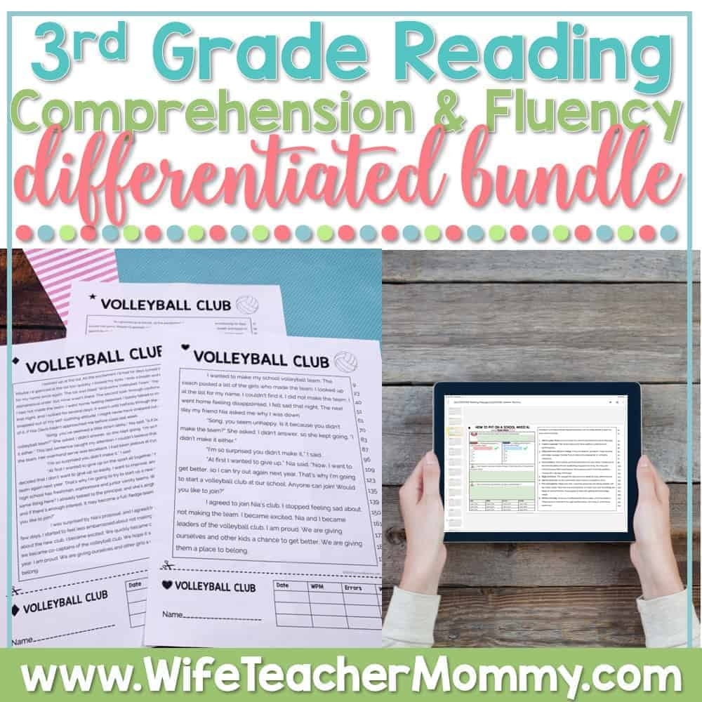 reading comprehension worksheets 3rd grade