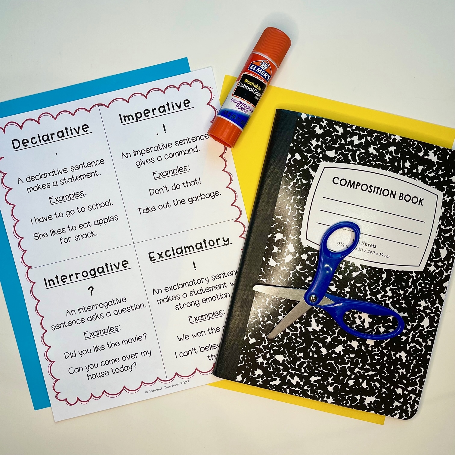 4 Types Of Sentences Definitions Examples And Fun Activities Vibrant Teaching