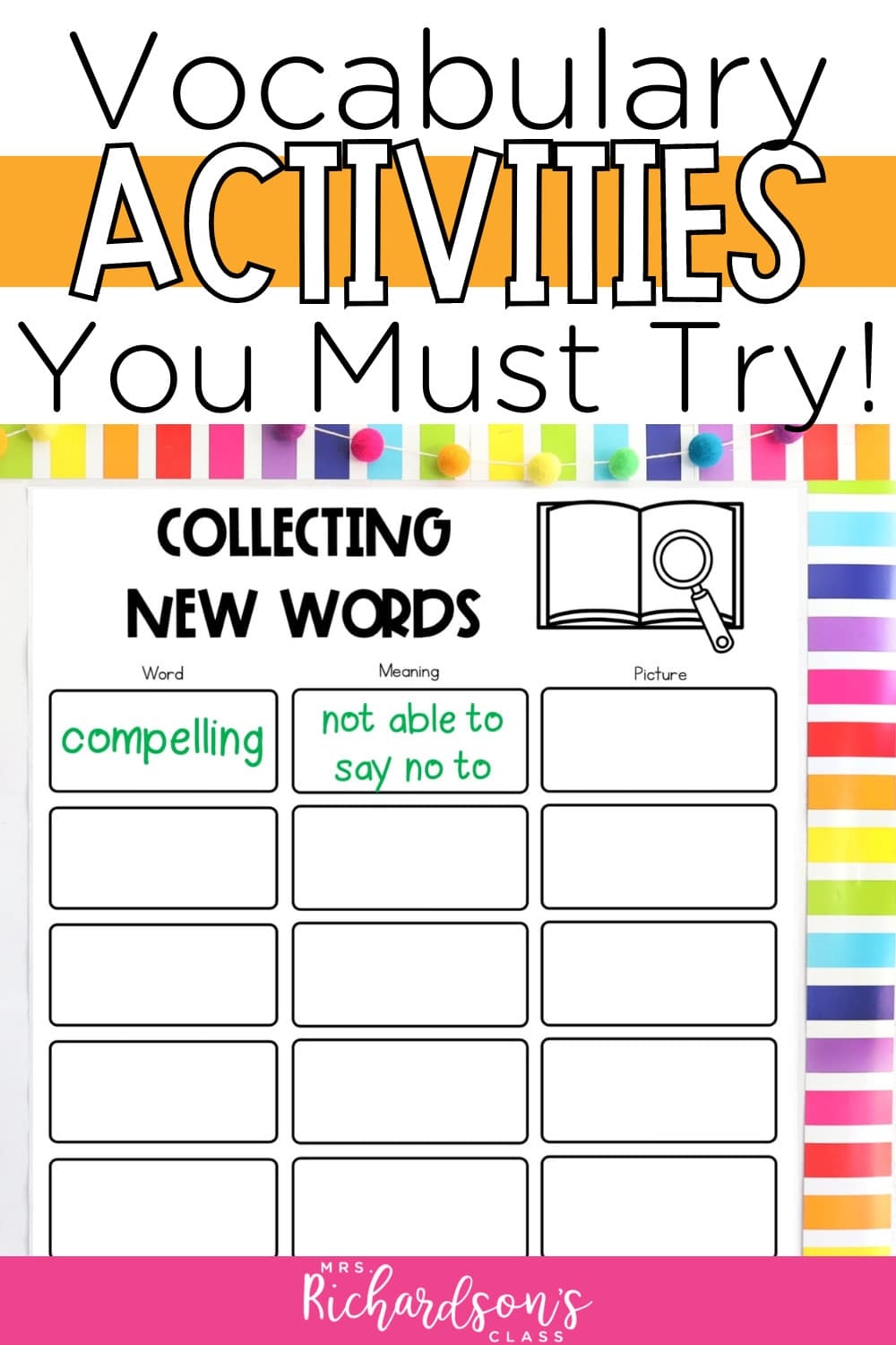 vocabulary activities