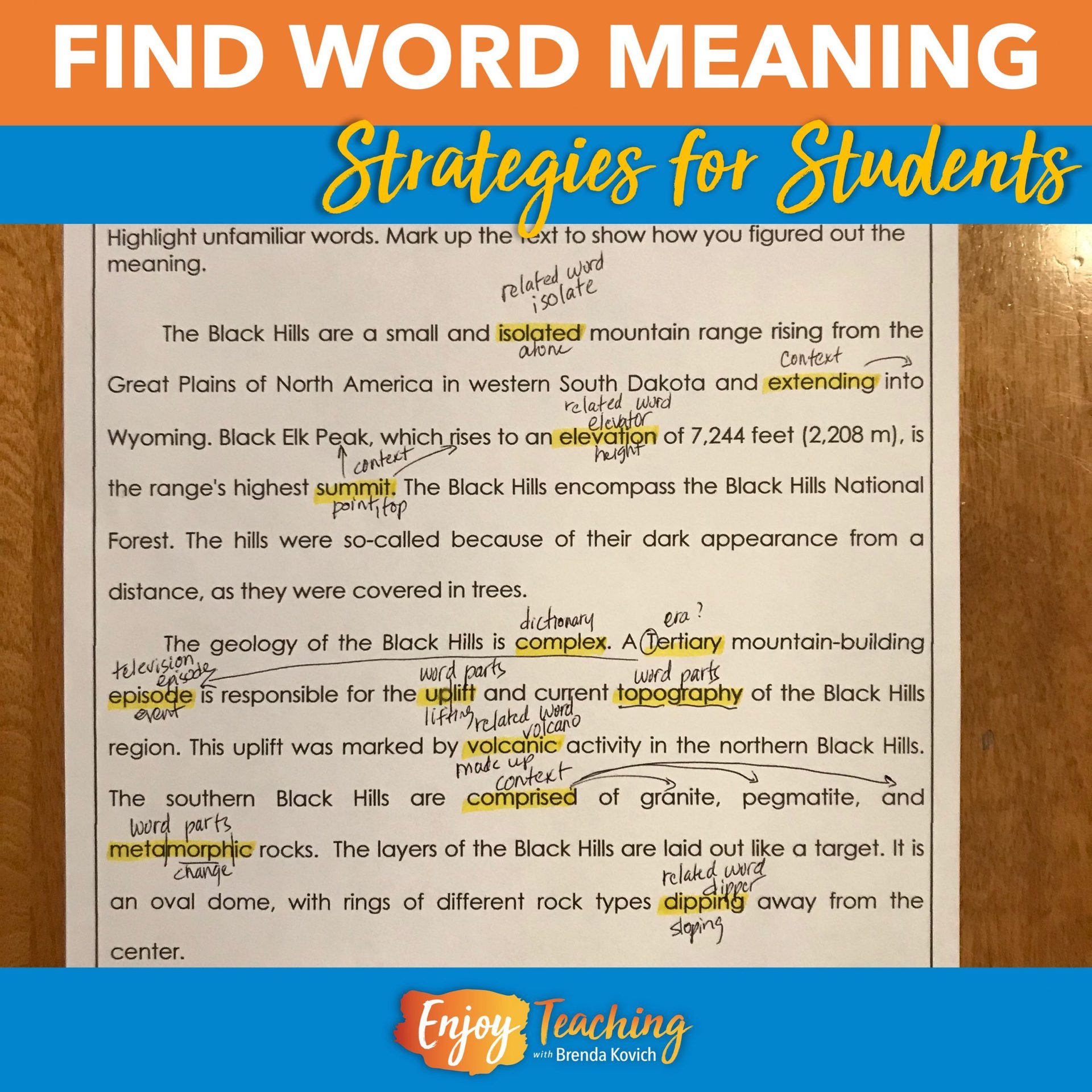 what is meaning of vocabulary