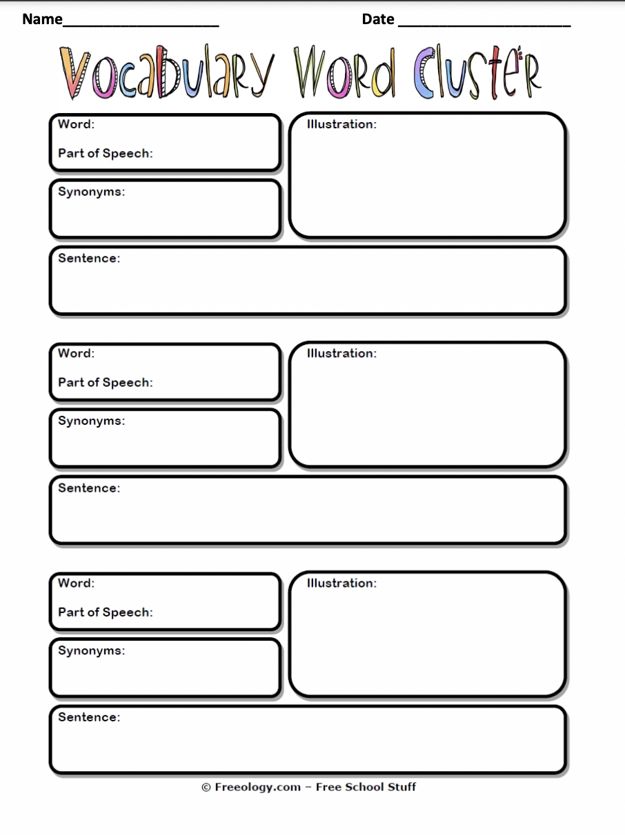 40 Vocabulary Activities For Middle School Posters Graphic Worksheets Library